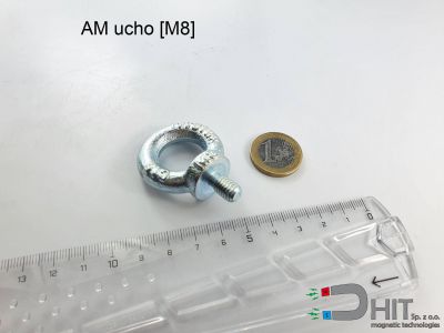 AM ucho [M8]  - dodatki do magnesu neodymowego