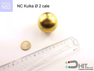 NC kulka fi 2 cale N52 - neocube - magnesy neodymowe w kulkach