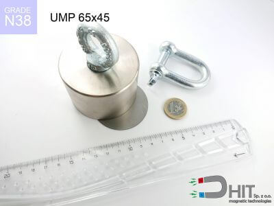 UMP 65x45 [M8] GW  - magnetyczne uchwyty do łowienia w wodzie