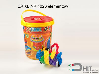 ZK XLINK 1026 elementów   - układanki konstrukcyjne xlink 1026