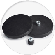 magnesy w gumie oraz z gwintem wewnętrznym [gw]