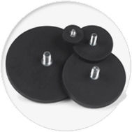 magnesy w gumie oraz z gwintem zewnętrznym [gz]